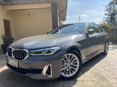 BMW SERIA 5 VII (F90) I Wł, Kraj, Bezwypadkowy 100%, Luxury Line, 53000km, IDEALNY, Vat 23-1