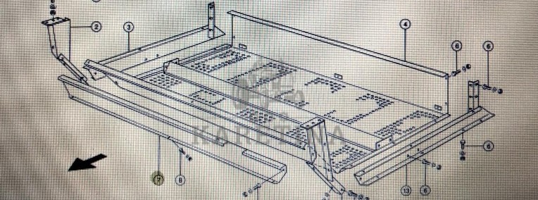 Połączenie poprzeczne Claas Mega 370-340 Nr kat. 000 687 446 1 Nr kat. 000 687 446 1-1