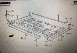 Połączenie poprzeczne Claas Mega 370-340 Nr kat. 000 687 446 1 Nr kat. 000 687 446 1