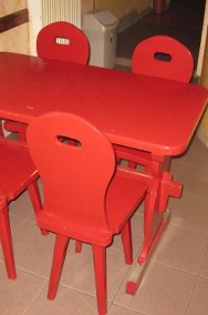 Używane ławy, ławki, stoliki, krzesła.-2