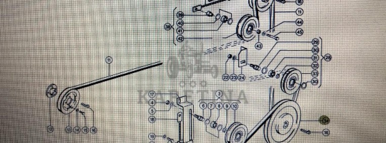 Koło pasowe Claas Mega 370-340 Nr katalogowy 000 629 720 1-1