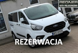 Ford Transit Custom Długi 9-osobowy 130KM SalonPL FV23% Android Tempomat Nowy Rozrząd