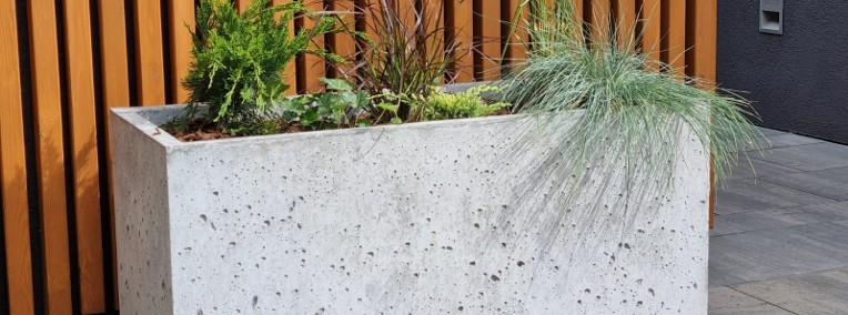 Donica betonowa - surowy beton - 100 x 45 x 50 cm-1