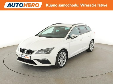 SEAT Leon III DSG full LED półskóra navi klima auto grzane fotele czujniki parkowa-1