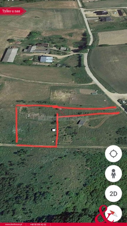 Działka budowlana 1695 + 150 m² drogi - Widok 4