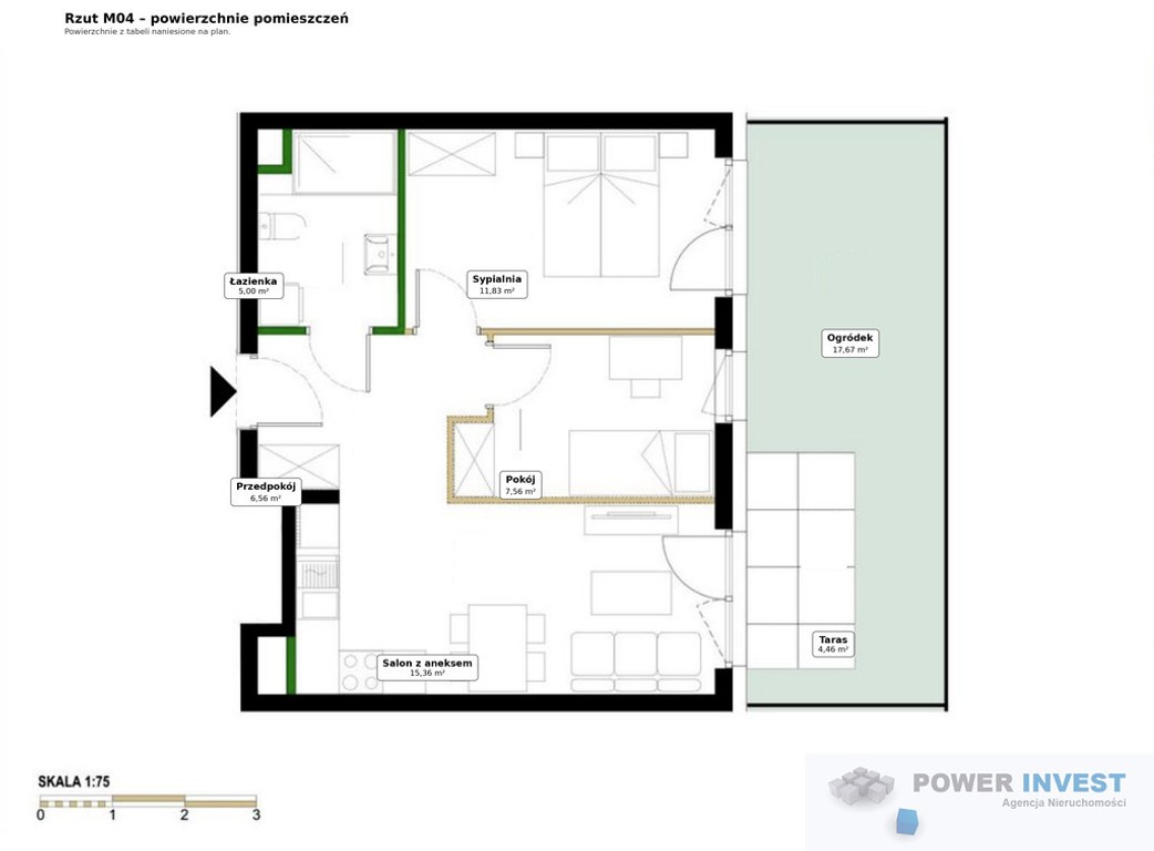 3 pokoje | Ogród 17,67 m² | Bez PCC i prowizji - Widok 4