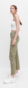 Nowe spodnie Reserved 44 XXL bojówki zielone militarne wojskowe proste-3