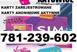 KARTY SIM PREPAID KARTA AKTYWNA starter Zarejstrowana anonim detal