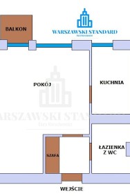 Wygodny pokój z kuchnią i balkonem blisko parków i linii tramwaju - Ochota-2