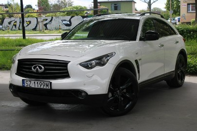 Infiniti QX70 Org.lakier-Pakier S PREMIUM-Dla wymagajacych-Serwis do konca-GWARANC