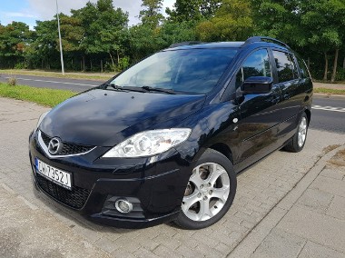 Mazda 5 I 2,0 Benzyna 7 Osobowy Klimatronik Skóry Hak Zarejestrowany Gwarancja-1