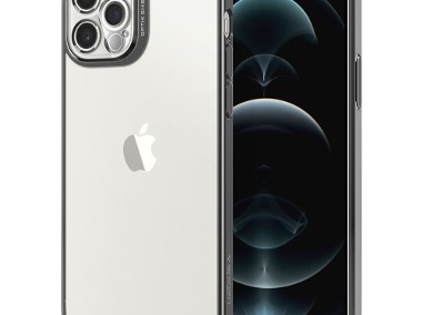 Etui Spigen Optik Crystal do iPhone 12 Pro Chrome Grey-1