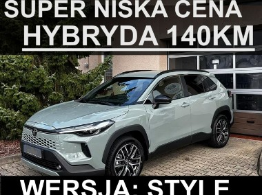 Toyota Corolla XII Corolla Cross 140KM Hybryda Style Kamera Niska Cena Dostępny od ręki-1