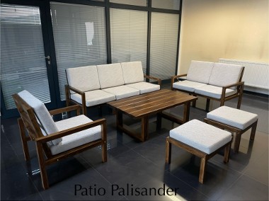 Meble ogrodowe tarasowe drewniane patio -1