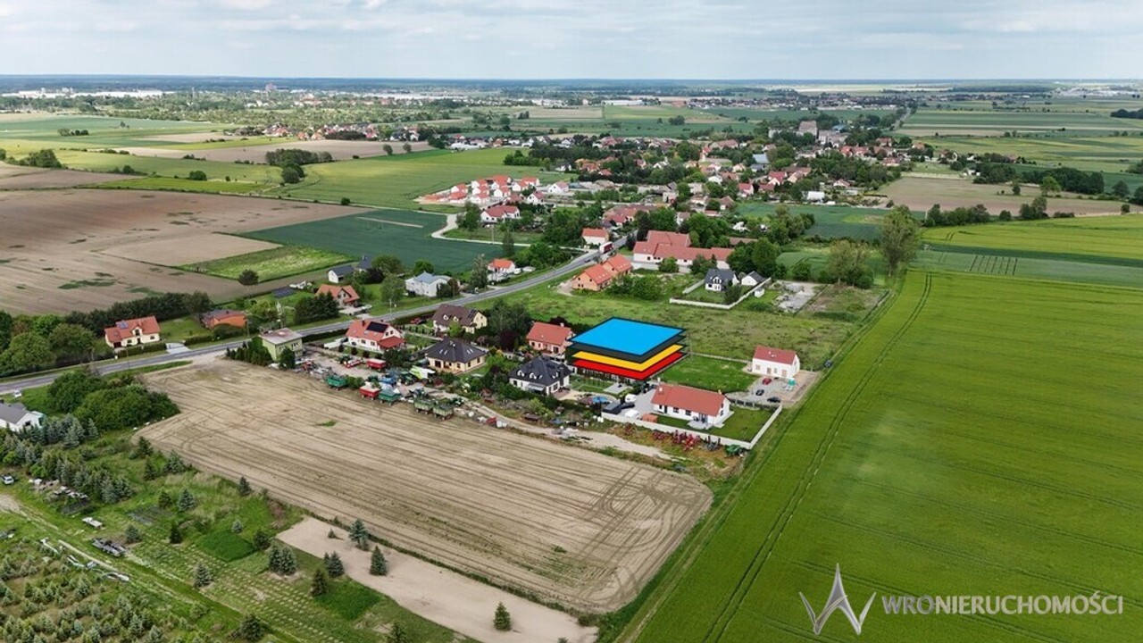 Słoneczna działka budowlana * 900 m² * media - Widok 2