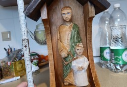 św. Józef, św.Franciszek kapliczki, figurki, rzeźba