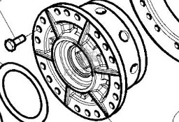 CLAAS RENAULT ATLES 936 RZ V5 Obudowa Mechanizmu Różnicowego 6005026888 60 0502 688 8
