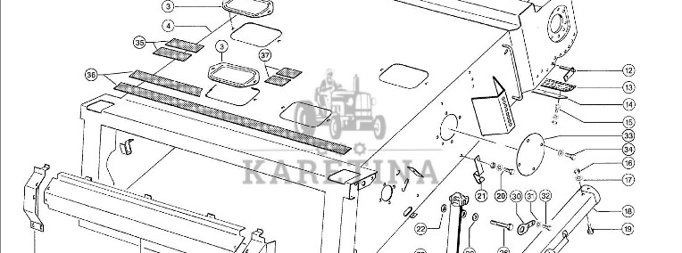 Claas Lexion 560 WKŁAD WYCHWYTUJĄCY 0007659252 (Kanał wciągający)-1