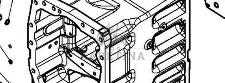 Massey Ferguson 5410 Obudowa Skrzyni Biegów CZĘŚCI 4362216M1 4362215M1 4304684M92 4304684M93-1