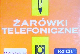 Komplet żaróweczek telefonicznych 12 V, 50 mA z czasów PRL-u, nówki sztuki