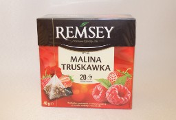 Herbata Remsey owocowa malina truskawka 20 torebek