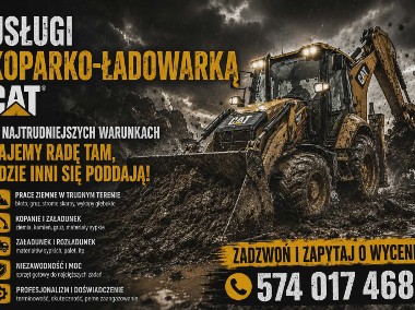 Usługi Koparko-ładowarką (CAT 428D)-1