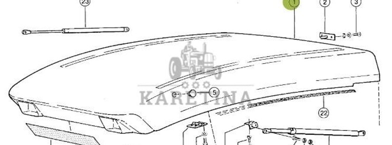 Claas Lexion 460 Maska Dachu Obudowa 0006255445 00 0625 544 5-1