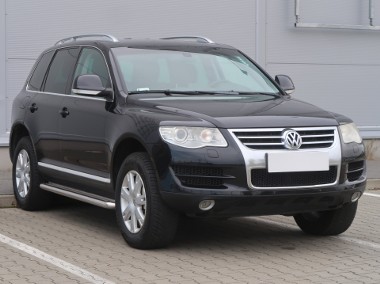 Volkswagen Touareg I , Salon Polska, 240 KM, Automat, Skóra, Xenon, Bi-Xenon,-1