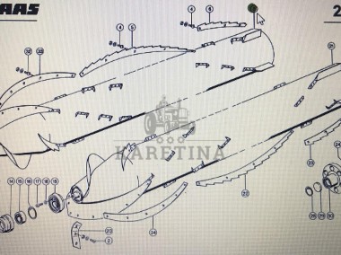 00 0752 871 2/00 0752 876 2/Claas Lexion rotor/Claas Lexion 580 480-1