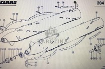 00 0752 871 2/00 0752 876 2/Claas Lexion rotor/Claas Lexion 580 480