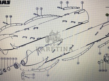 00 0752 871 2/00 0752 876 2/Claas Lexion rotor/Claas Lexion 580 480-2