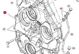 Fendt 930 933 936 939 942 Vario Gen 6 Pokrywa Napędu Pompy CZĘŚCI H218PP0135010