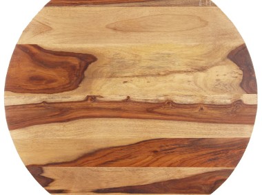 vidaXL Blat stołu, lite drewno sheesham, okrągły, 15-16 mm, 80 cm 285971-1