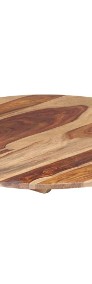 vidaXL Blat stołu, lite drewno sheesham, okrągły, 15-16 mm, 80 cm 285971-4