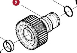 Valtra S274 S294 S324 S394 Fendt S927 S930 S933 S939 Wałek Zębaty Koło Zębate Piasta 945100320010