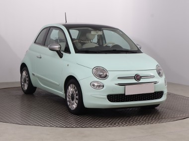 Fiat 500 , Salon Polska, Serwis ASO, Klima, Tempomat, Parktronic,-1