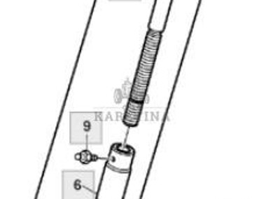 John Deere 6430 Premium Wrzeciono Łącznik Wieszak Ramię Jarzmo AL200841 L200754 L200758 L200755-1