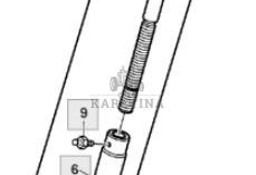 John Deere 6430 Premium Wrzeciono Łącznik Wieszak Ramię Jarzmo AL200841 L200754 L200758 L200755