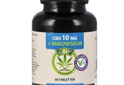 Jacob Hooy CBD 10 mg + Magnez (60 tabletek)