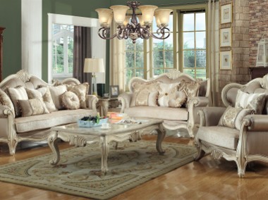 Stylowe meble do salonu, kanapy stylizowane, bogate, nowe King Royal 1420-1
