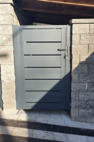 Ogrodzenie płot furtka bramka wejście drzwi aluminium RAL na wymiar-2