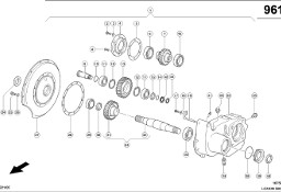 Claas Lexion 560 OBUDOWA PRZEKŁADNI 0007690531 (Silnik c13,c10, c9; przekładnia rozdzielająca)