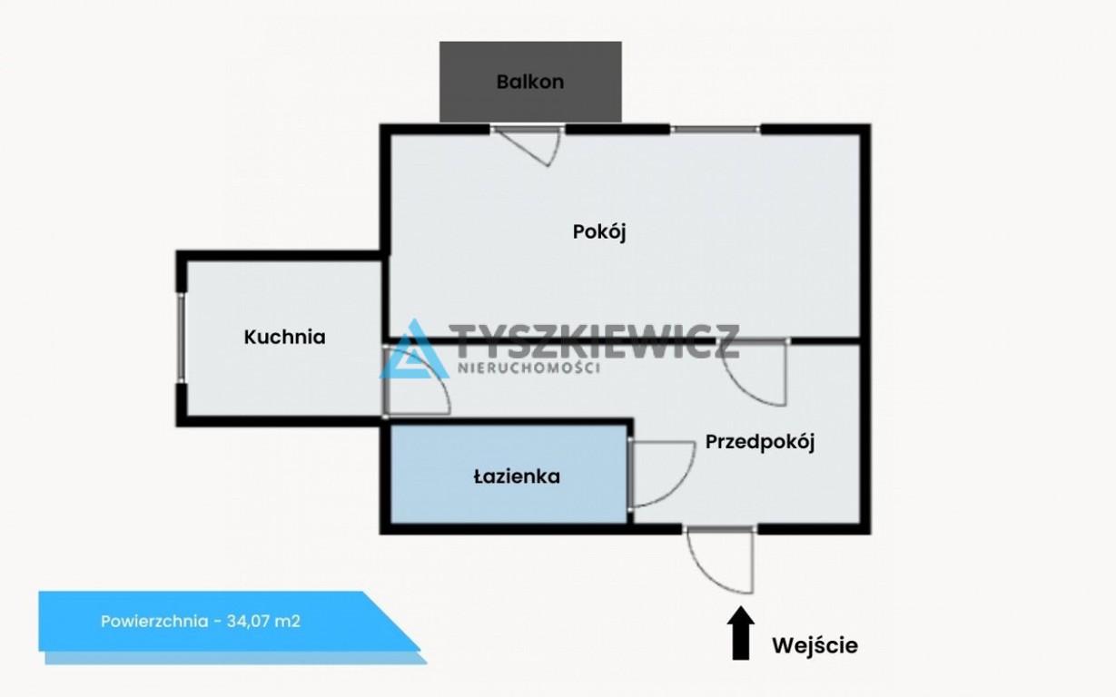 Kawalerka wyposażona Reda - Widok 4