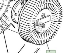 John Deere 6230 6630 Sprzęgło Wiskotyczne AL167987