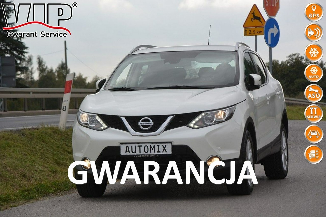 Nissan Qashqai II 1.2 Turbo nawigacja Automat doinwestowany gwarancja przebiegu kamera