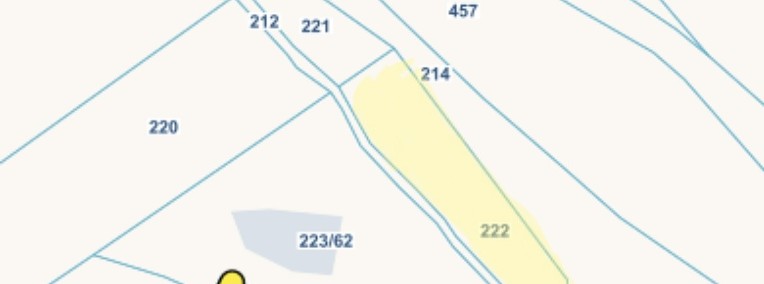 działka nr. 222 w miejscowości Kolnik (e mapa Gmina Prszczółki) o pow. 4400 m kw-1