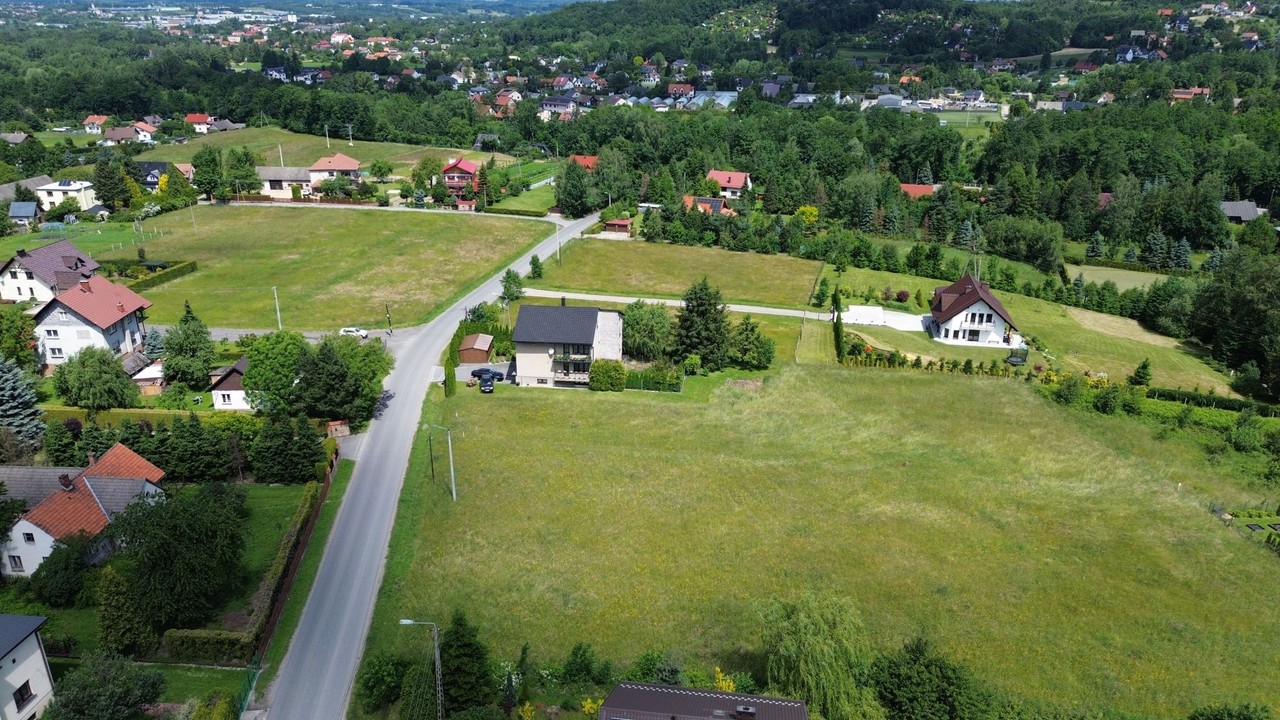 Działka w Beskidach blisko Andrychowa, zabudowa jednorodzinna i wielorodzinna - Widok 4