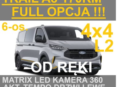 Ford Transit Transit Custom Trail 170KM 4x4 Full Opcja 6-osob. Od ręki ! 2498 zł-1
