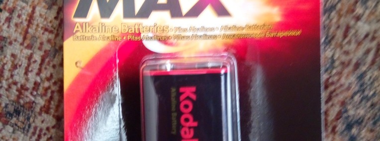 	 nowe baterie Kodak 9V-1
