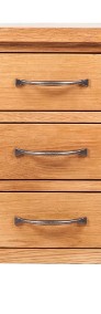 vidaXL Szafka nocna z 3 szufladami, 40 x 30 x 54 cm, drewno dębowe 241674-3